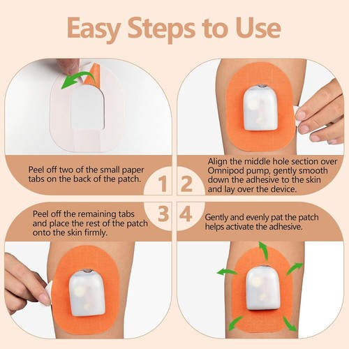 Omnipod 5 Klebepflaster 20 Stück wasserdicht Omnipod 5 Overlay Pflaster Premium Fl - Bild 5 von 5