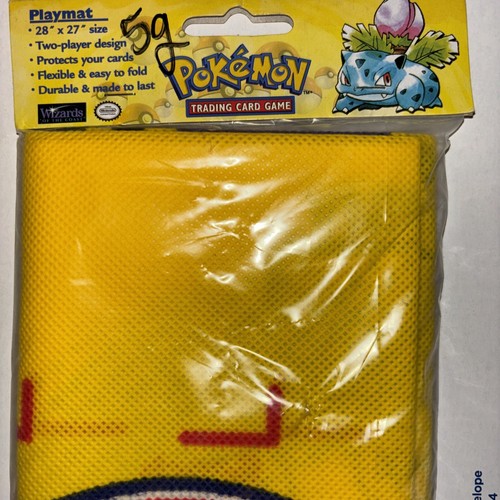 Wizards Of The Coast Pokémon 2 Player PlayMat 1999 Factory Sealed - Picture 2 of 5