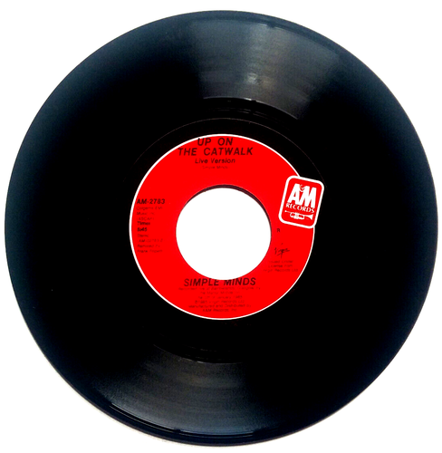SIMPLE MINDS - Alive & Kicking / Up On The Catwalk - Vinyl 45rpm 1985 A&M AM2783 - Imagen 5 de 6