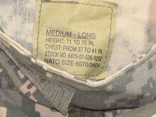CAMICIA/GIACCA DA COMBATTIMENTO EQUIPAGGIO MILITARE US ACU MEDIA LUNGA NUOVA - Foto 3 di 6