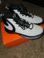 Nike Alphadunk Battleknit TB Black White Basketball Shoe CN9491-001 Men Size 8.5