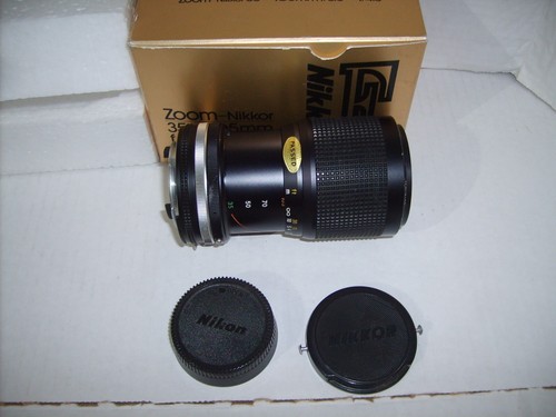 NIKON Zoom Nikkor 35-105mm f/3.5-4.5 MF Lens Japan Near Mint Boxed w/ inst - Picture 9 of 19