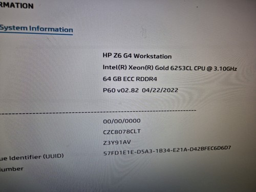 Intel Xeon Gold 6253CL CPU Processor 18 Core SRF7Z 24.75MB L3 Cache LGA 3647 - Picture 2 of 2