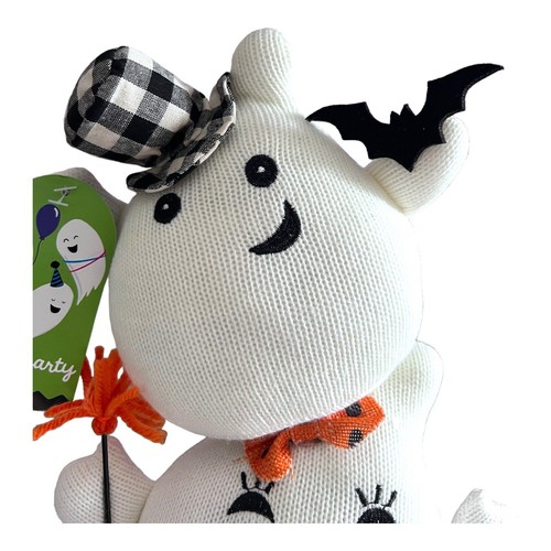 Stacked 3 Tier Ghost Totem GHOST PARTY Plush Figure Weighted  Embroidered NEW - Picture 4 of 8