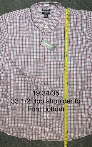 Kirkland Signature Big & Tall Men’s Traditional Fit Dress Shirts Lot of 3 NWT - Picture 6 of 26