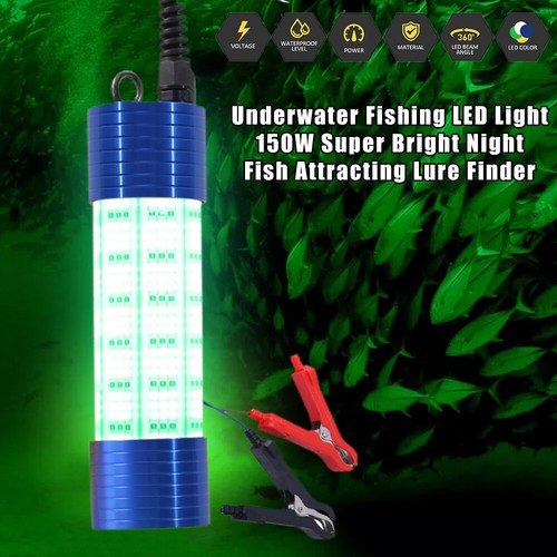 Unterwasser LED Angellicht 150W Meeresangeln Tintenfisch Nachtfischfinder Lichter - Bild 7 von 21