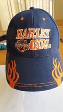 HARLEY DAVIDSON WOMEN'S BLACK BASEBALL CAP HAT NWOT
