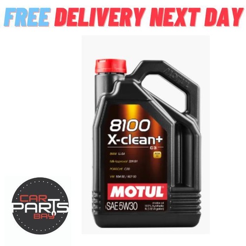 Motul 8100 X-Clean + 5w-30 Fully Synthetic Car Engine Oil - 5L - Picture 1 of 3