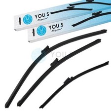 YOU.S Original SCHEIBENWISCHER SET VORNE + HINTEN für VW GOLF V Variant (1K5)
