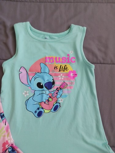 Girls Disney Stitch 2pc Dress Lilo and Stitch dresses Sz. Small  - Picture 4 of 5