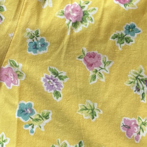 Kellys Kids Short Set Girls 7 Pink Yellow Floral Floral Flowers Cottage Casual - Picture 7 of 10