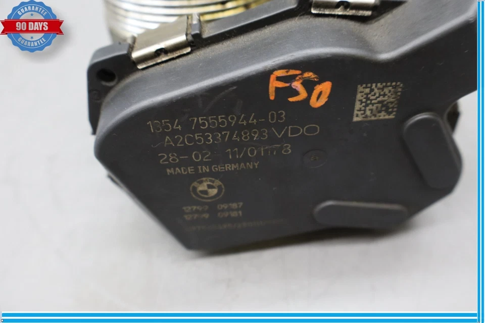 09-15 BMW 740i 750Li xDrive Air Inlet Engine Throttle Body 13547555944 Oem - Image 4 of 4