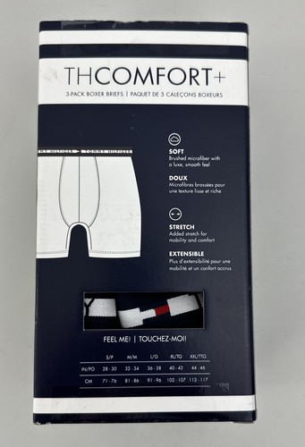 TOMMY HILFIGER THCOMFORT + HERREN BOXERSHORTS 3ER-Pack Gr. XL blau rot schwarz - Bild 8 von 10