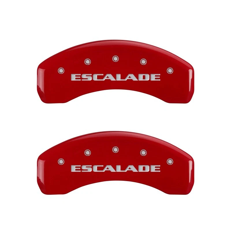 Cadillac "Escalade" 2002-2006 delantero trasero rojo negro MGP cubiertas de pinza de disco de freno Foto 3 de 4