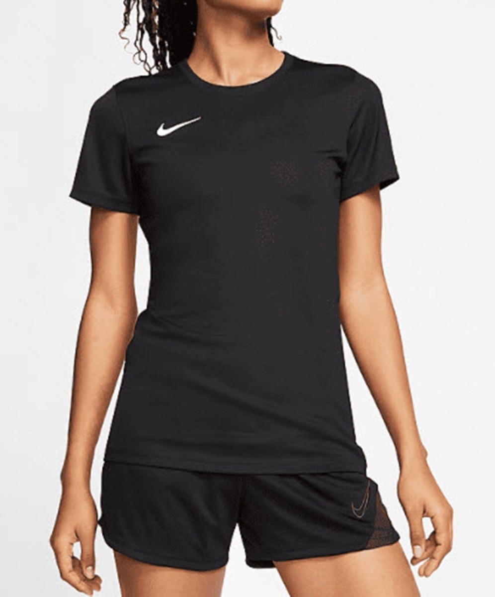 Nike Women Park VII Shirt Running Black Yoga Casual Tee Jersey Shirts  BV6728-010