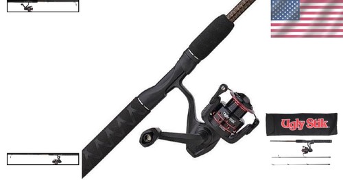 Versatile GX2 Fishing Combo: 6.5ft Spinning Rod with Clear Tip and Travel Bag - Picture 2 of 11