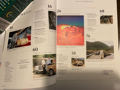 Mercedes Benz Classic Heft aus 2019 - Bild 2 von 2