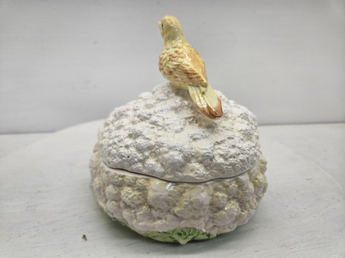 Coliflor de cerámica con tarro de pájaro amarillo de Gloria Vanderbilt Taste Seller - Imagen 3 de 10