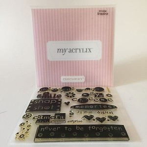 Close-To-My-Heart-My-Acrylix-Stamp-Set-D1024-Snapshot-Camera-Photography-Cheese