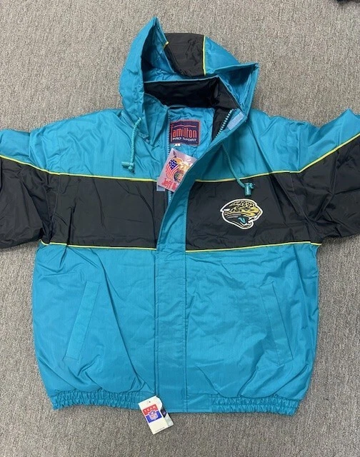 Jacksonville Jaguars Jeff Hamilton NFL De Colección Invierno Deportes Chaqueta Sudadera -L- Foto 3 de 4