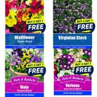 Flower Seeds Plants Borders Lobelia,Pansy,Bedding etc | Over 100 varieties