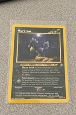 Vintage Murkrow Pokemon TCG Neo Genesis 24/111 Regular Unlimited Rare Near Mint