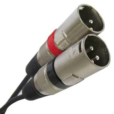 Seismic Audio Pair of Dual XLR Male to Dual RCA Male 5' Patch Cable Patch Cable - Image 3 of 3