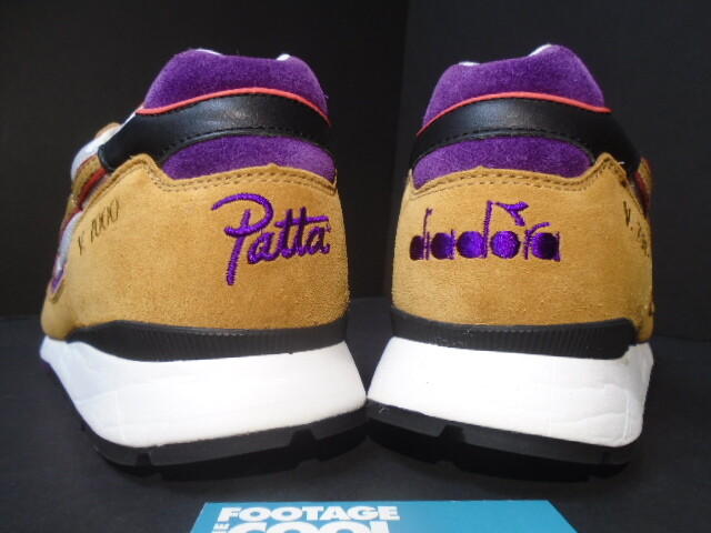 Diadora x Patta V.7000 90s Honey Mustard Neutral Grey 9