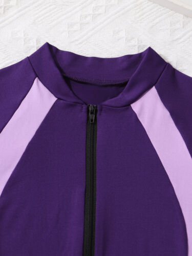 Traje de baño de una pieza Rashguard para niñas y niños UPF 50 cremallera surf playa traje de baño - Imagen 152 de 166
