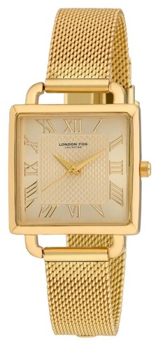 London Fog Damenuhr 28 mm Bristol Mesh Armband (LF025) Farbe: Roségold - Bild 4 von 5