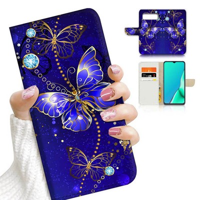 ( For Google Pixel 8A ) Wallet Flip Case Cover AJ23716 Butterfly