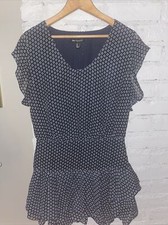 Mango Women's Navy Dress Size 4