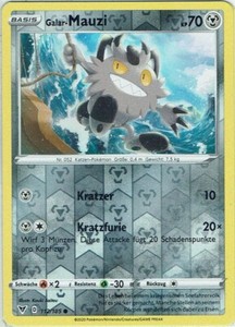 Farbenschock 112/185 Reverse Holo Pokemon Galar-Mauzi Farbenschock 112/185 Reverse Holo Pokemon Galar-Mauzi