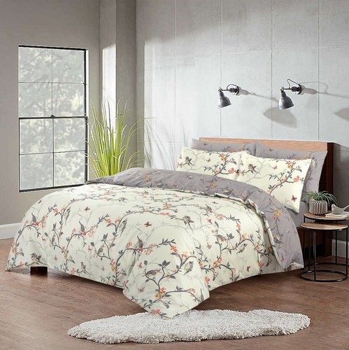 Printed Duvet Cover Set Reversible Quilt Covers Double King Size Bedding Sets - Picture 9 of 19