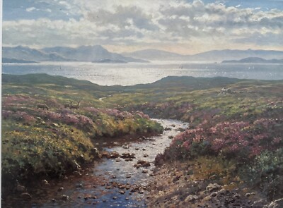 ARTIST SIGNED JAMES D PRESTON PRINT LIMITED EDITION 134/1500 19 x21  Framed