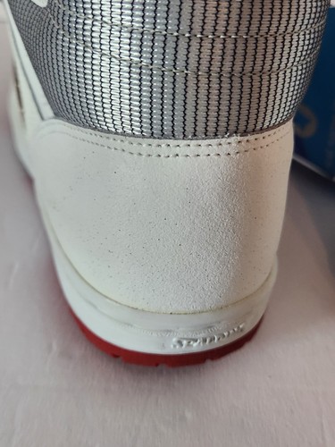 Zapatilla deportiva de baloncesto Spalding Hi Top vintage talla 8,5 todavía etiquetada sin caja años 80/90 - Imagen 18 de 20