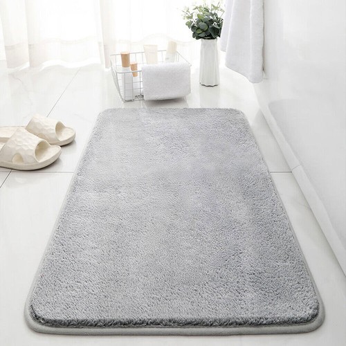 NEW Absorbent Soft Anti-skid Mat Bathroom Rug Shower Mat Non-Slip Bath Mat - Picture 14 of 15