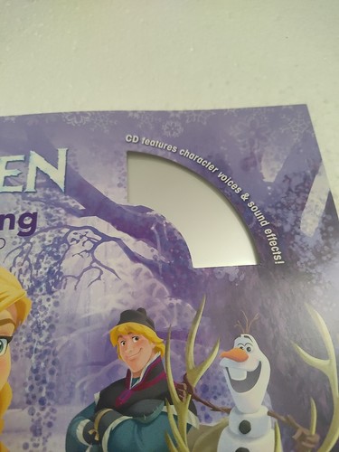 ⛄🌀Frozen ReadAlong Storybook and CD by Disney Books (2013, Trade Paperback) - Picture 3 of 5