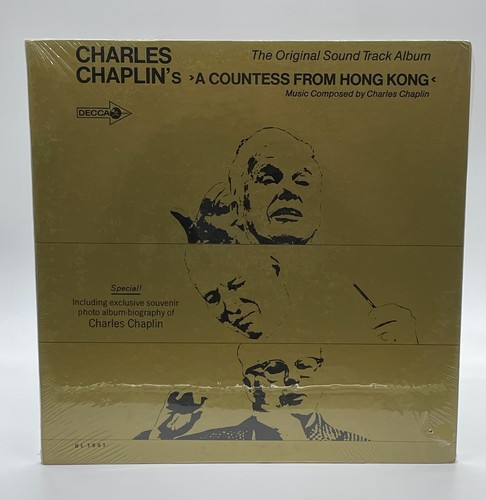 Charles Chaplin A Countess from Hong Kong SEALED LP Vinyl Record Decca 1967 USA - Picture 1 of 2