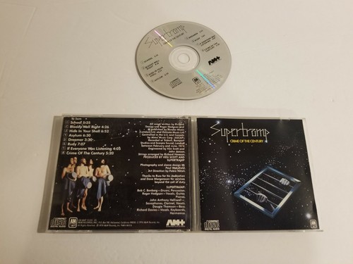Crime Of The Century by Supertramp (CD, 1974, A&M, CD-3647)