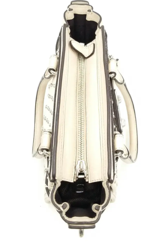 Coach Chalk White Swagger 21 Rivet Studded w/Turn Lock Detail Tote/Cross Body - Picture 10 of 12