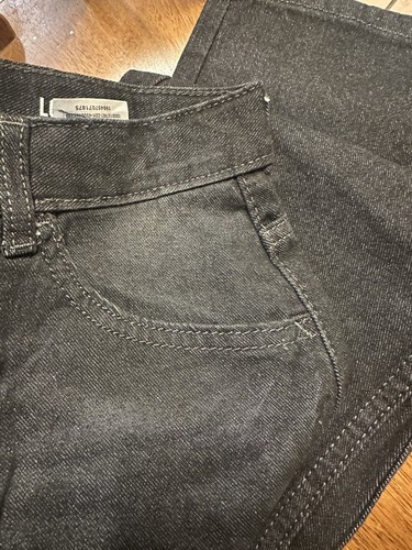 Wrangler Boy’s Black Loose Fit Denim Jeans Size 10 Husky Adjust to fit Waistband - Picture 4 of 6