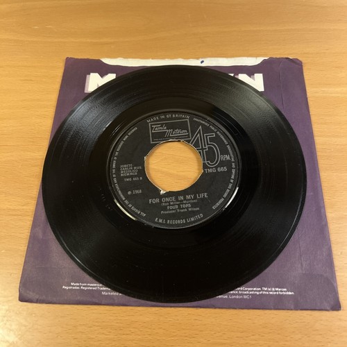 FOUR TOPS YESTERDAY'S DREAMS 1968 MOTOWN VINYL SINGLE Northern Soul - Picture 13 of 13