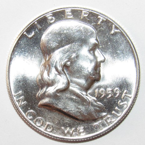 1959 Franklin halber Dollar CH BU (E107)