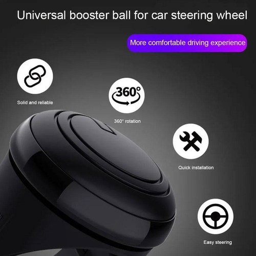 Auto Lenkrad Griff Hilfe Auto Truck Booster Ball Spinner W6L5 Knob N3Y0 - Picture 7 of 12