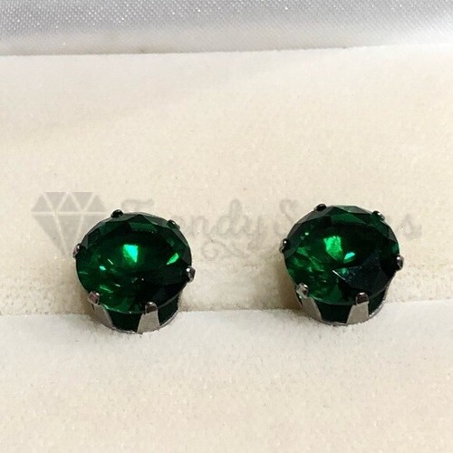 3MM Hypoallergenic Stainless Steel Ear Piercings Round Diamond CZ Stud Earrings - Picture 60 of 132