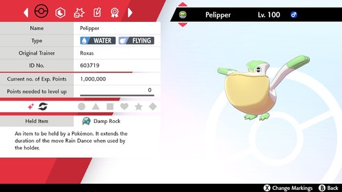 ⚔️Wingull Brillante/No Brillante/Pelipper 6IV🛡️Espada/Escudo Pokémon INICIO (💯Legal) - Imagen 16 de 21