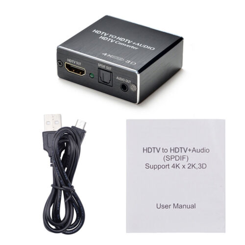 HDMI Stereo Audio Extractor Converter 4K * 2K 1080P + Optical SPDIF 3.5mm 1080P - Picture 10 of 10