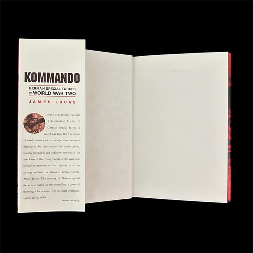 KOMMANDO German Special Forces Of World War Two James Lucas Hardcover DJ Book - Picture 7 of 11