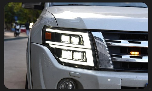 Pair For 2009-2021 Mitsubishi Pajero Montero V93 V97 Dynamic LED Front Headlight - Picture 11 of 19
